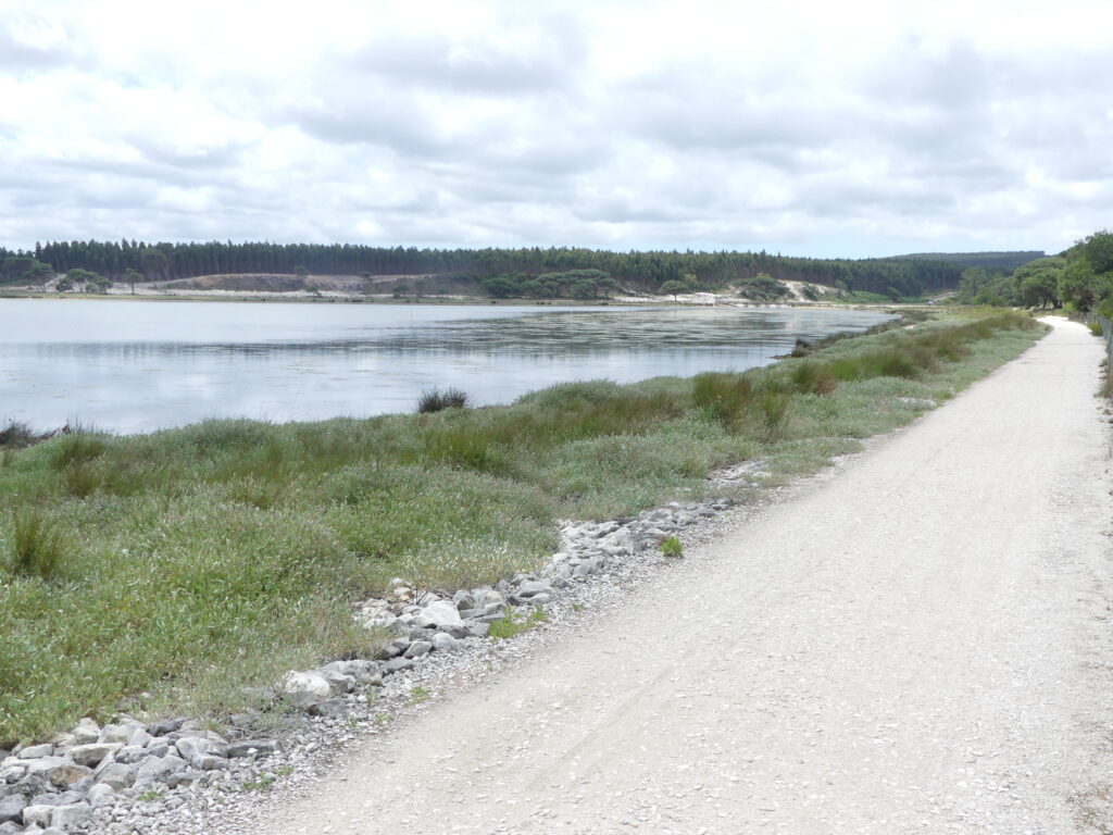 Path for walking or biking around the Lagoon