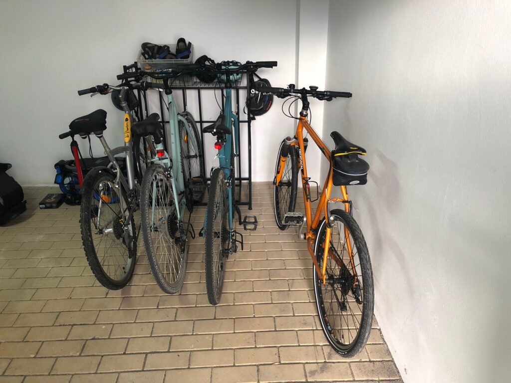 4 bikes at your disposal